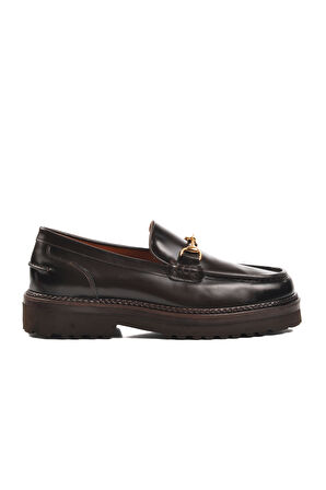 Ayakmod Premium 7710 Kahve Açma Hakiki Deri Erkek Loafer Ayakkabı