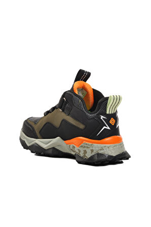 Pepino 1846-F Siyah-Turuncu Çocuk Spor Ayakkabı