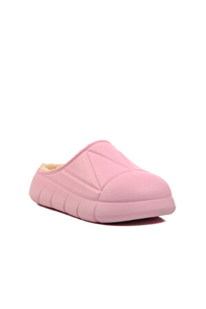 Ayakmod 712 Pembe İçi Kürklü Kadın Ev Terlik