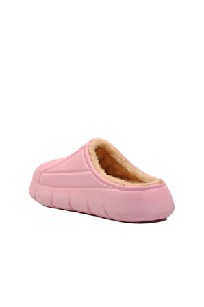 Ayakmod 712 Pembe İçi Kürklü Kadın Ev Terlik