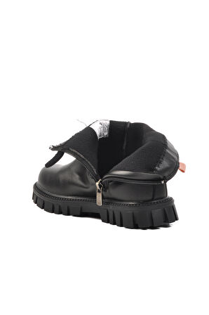 Pepino 1788-F Siyah-Pudra İçi Polarlı Kız Çocuk Bot