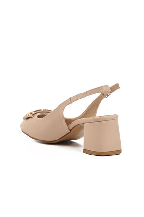 Bej Kadın Abiye Ayakkabı 312361 Z