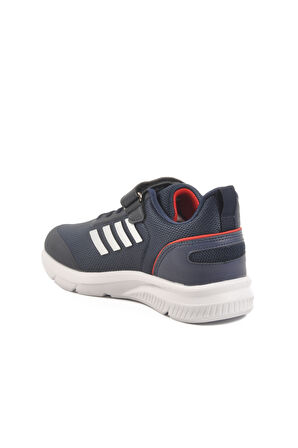 Lacivert Cırtlı Fileli Hafif Unisex Çocuk Spor Ayakkabı Fav 100 F