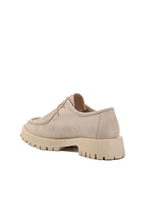 Bej Süet Kadın Casual Ayakkabı PC-54319 Z