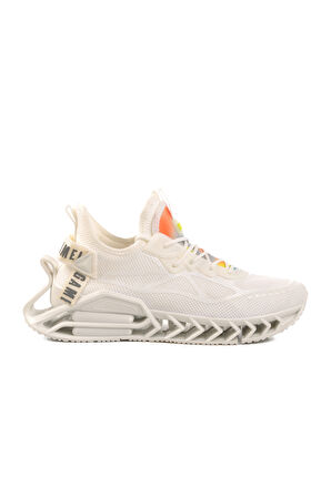 Beyaz Fileli Hava Alabilen Memory Foam Erkek Sneaker Bright M