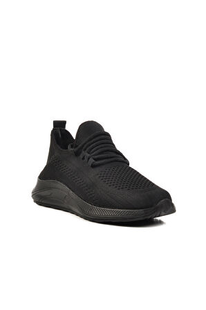 Siyah Triko Hafif Unisex Spor Ayakkabı Pına 101 G