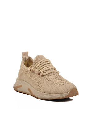 Bej Triko Hafif Unisex Spor Ayakkabı Pına 101 G