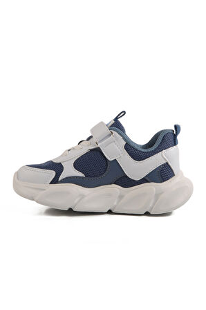 İndigo Cırtlı Işıklı Hafif Unisex Çocuk Spor Ayakkabı 1901 P