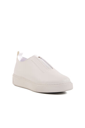 Beyaz Slip-On Erkek Casual Ayakkabı 367 M