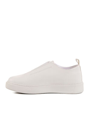 Beyaz Slip-On Erkek Casual Ayakkabı 367 M