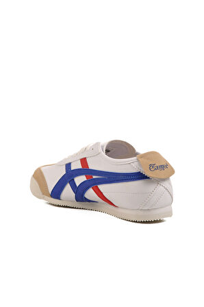 Beyaz Mavi Bağcıklı Unisex Spor Ayakkabı E-2013 G