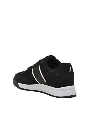 Siyah Beyaz Fileli Hafif Unisex Spor Ayakkabı 2026 G