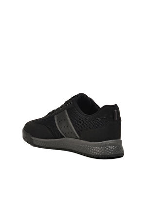 Siyah Fileli Hafif Unisex Spor Ayakkabı 2026 G