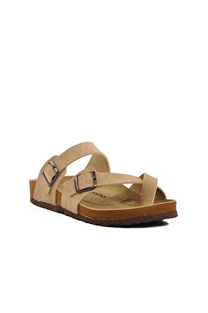 Bej Hafif Unisex Terlik 20-320 G