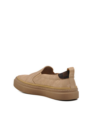 Bej Hafif Slip-On Erkek Casual Ayakkabı 25Y501-6 M