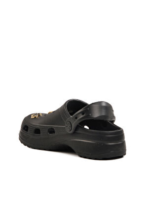 Siyah Unisex Sabo Çocuk Terlik 205 F