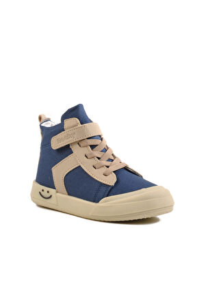 Lacivert Cırtlı Unisex Çocuk Spor Ayakkabı 7465 P