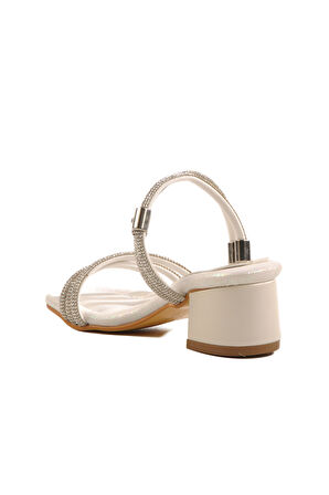 Sedef Taşlı Kız Çocuk Sandalet 016 F