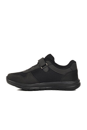 Siyah Cırtlı Unisex Spor Ayakkabı 616 G