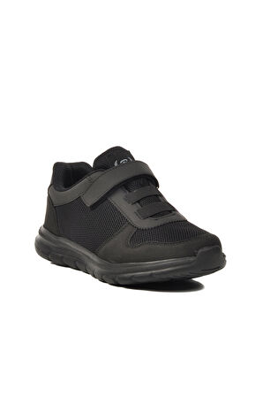 Siyah Cırtlı Unisex Spor Ayakkabı 616 G