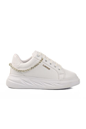 Beyaz Kadın Spor Ayakkabı Lady 7081 Z