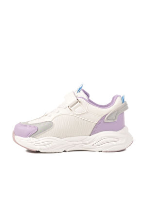 Mor Cırtlı Kız Çocuk Spor Ayakkabı Toti F