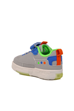 Gri Cırtlı Unisex Çocuk Spor Ayakkabı Legos P