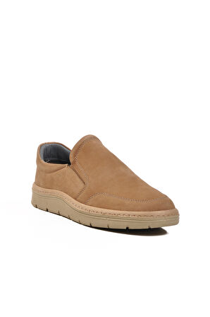 Kum Nubuk Hakiki Deri Erkek Casual Ayakkabı 404 M