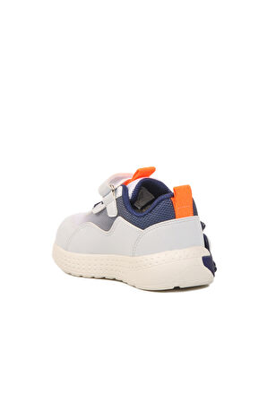 Beyaz Cırtlı Hafifi Unisex Çocuk Spor Ayakkabı 1905 B