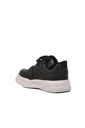 Siyah Cırtlı Unisex Çocuk Spor Ayakkabı 1603 B