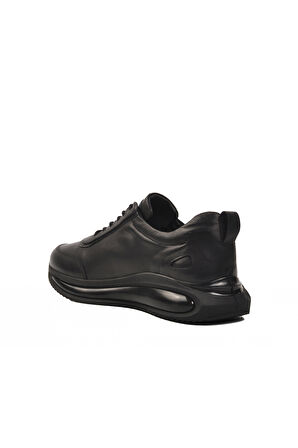 Siyah Hakiki Deri Erkek Sneaker Sucre M