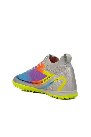 Gri Çoraplı Erkek Halı Saha Ayakkabısı MH-251-141 M