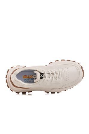 Beyaz Memory Foam Hakiki Deri Erkek Spor Ayakkabı 250427 M