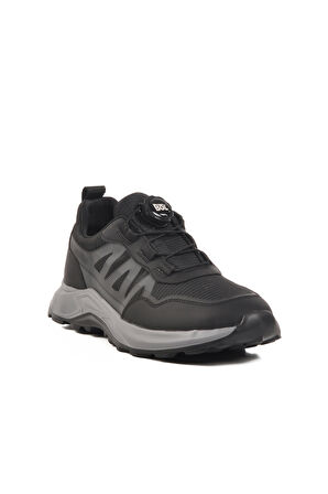 Siyah Memory Foam Misina Bağcıklı Erkek Spor Ayakkabı 250436 M