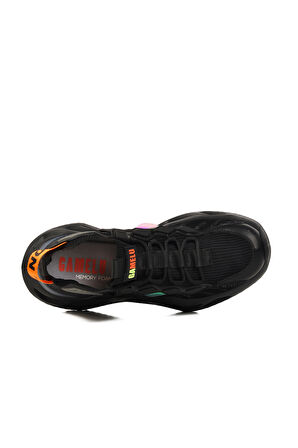 Siyah Memory Foam Anorak Erkek Spor Ayakkabı Clutch M
