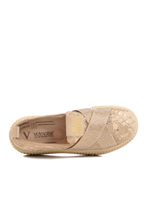 Krem Hakiki Deri Anatomik Kadın Casual Ayakkabı B235 Z