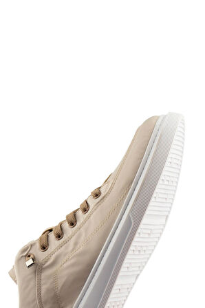 Bej Hafif Esnek Tekstil Erkek Sneaker Vulgar M