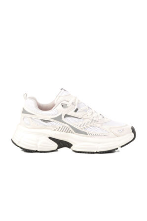 Beyaz Fileli Hafif Kadın Spor Ayakkabı GS-251-530 G
