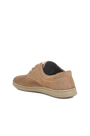 Vizon Nubuk Hakiki Deri Erkek Casual Ayakkabı Lion M