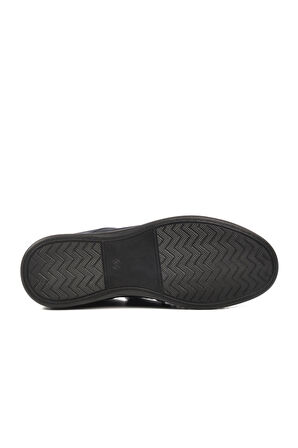 Lacivert Nubuk Hakiki Deri Ortopedik Erkek Casual Ayakkabı 3Y1657 M