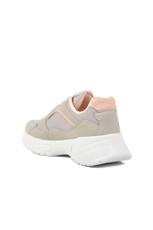 Buz Pembe Fileli Hafif Kadın Spor Ayakkabı 2410 G
