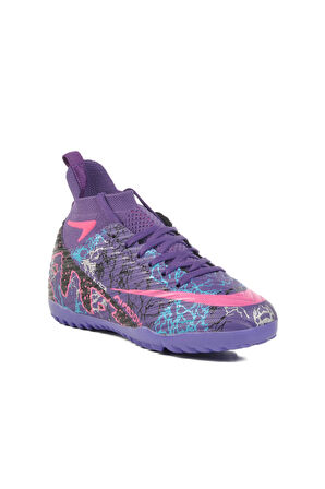 Mor Fuşya Unisex Halı Saha Ayakkabısı Air 600 G