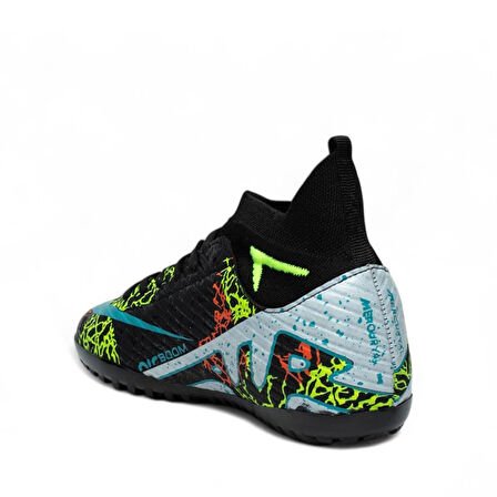 Siyah Sarı Erkek Halı Saha Ayakkabısı Air 600 M