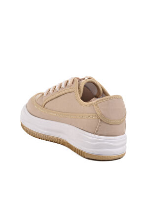 Bej Keten Kadın Spor Ayakkabı Lady 528 Z