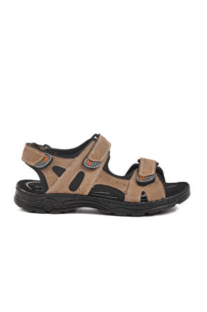 Kum Nubuk Erkek Çocuk Cırtlı Spor Sandalet 1305 G