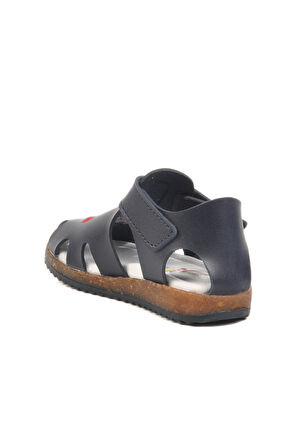 Lacivert Cırtlı Hafif Unisex Çocuk Sandalet 17372 B