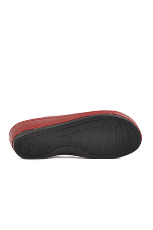 Kırmızı Anatomik Kadın Terlik 15.069 Z