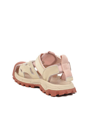 Pembe Cırtlı Hafif Unisex Çocuk Spor Sandalet 25Y614 F