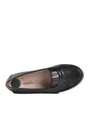 Siyah Jel Taban Anatomik Kadın Casual Ayakkabı 223 Z