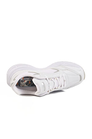Beyaz Fileli Memory Foam Unisex Spor Ayakkabı Saturn M